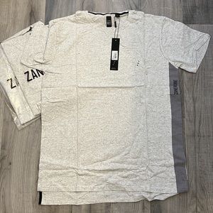 NWT Zanerobe flintlock tee white noise XL